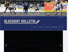 Tablet Screenshot of blueshirtbulletin.com